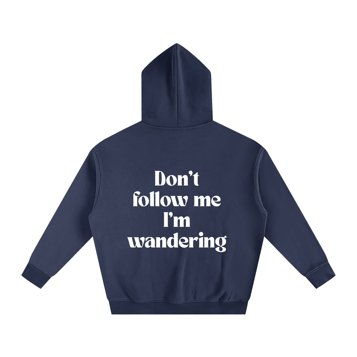 Wandering Oversize Fleeced Hoodie