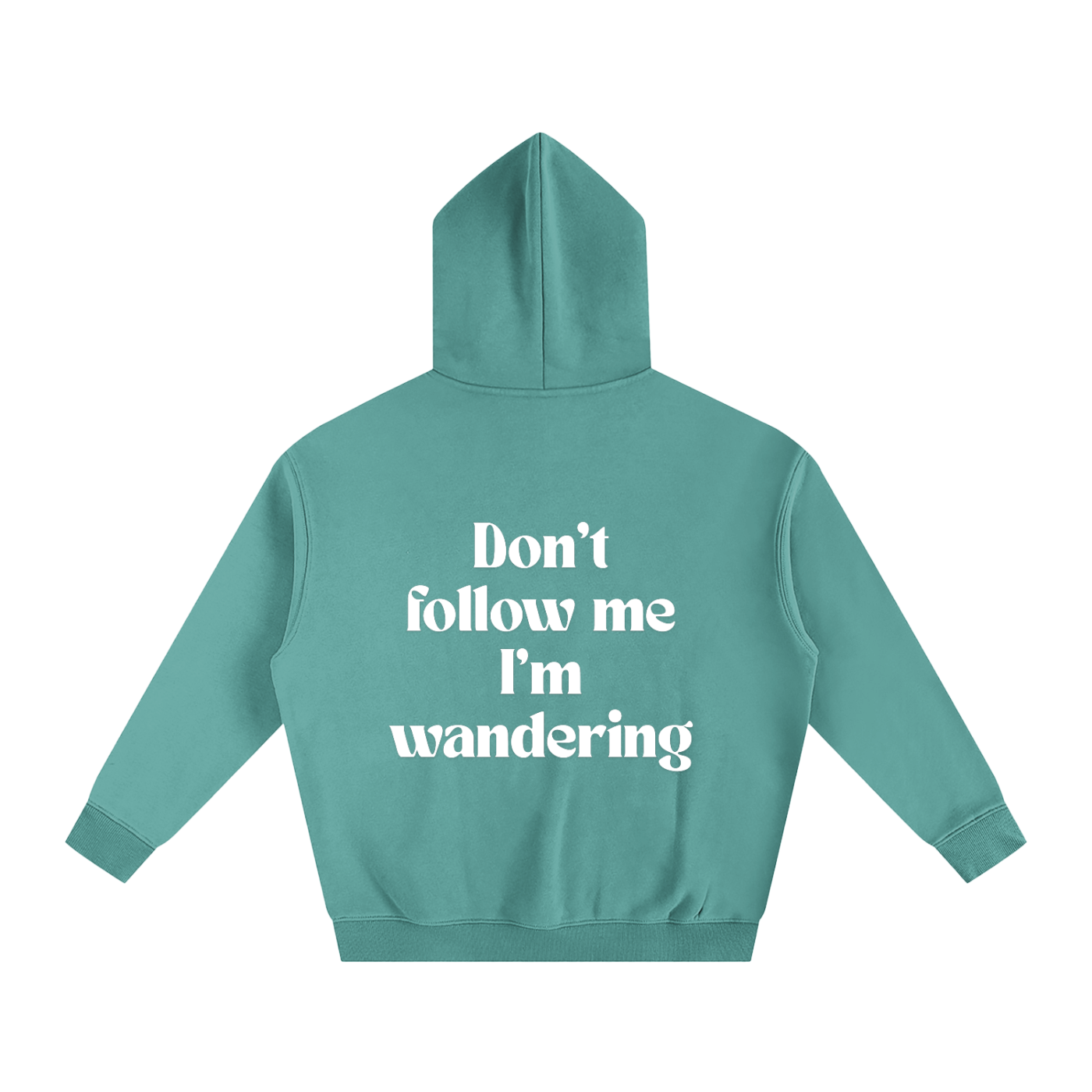 Wandering Oversize Fleeced Hoodie