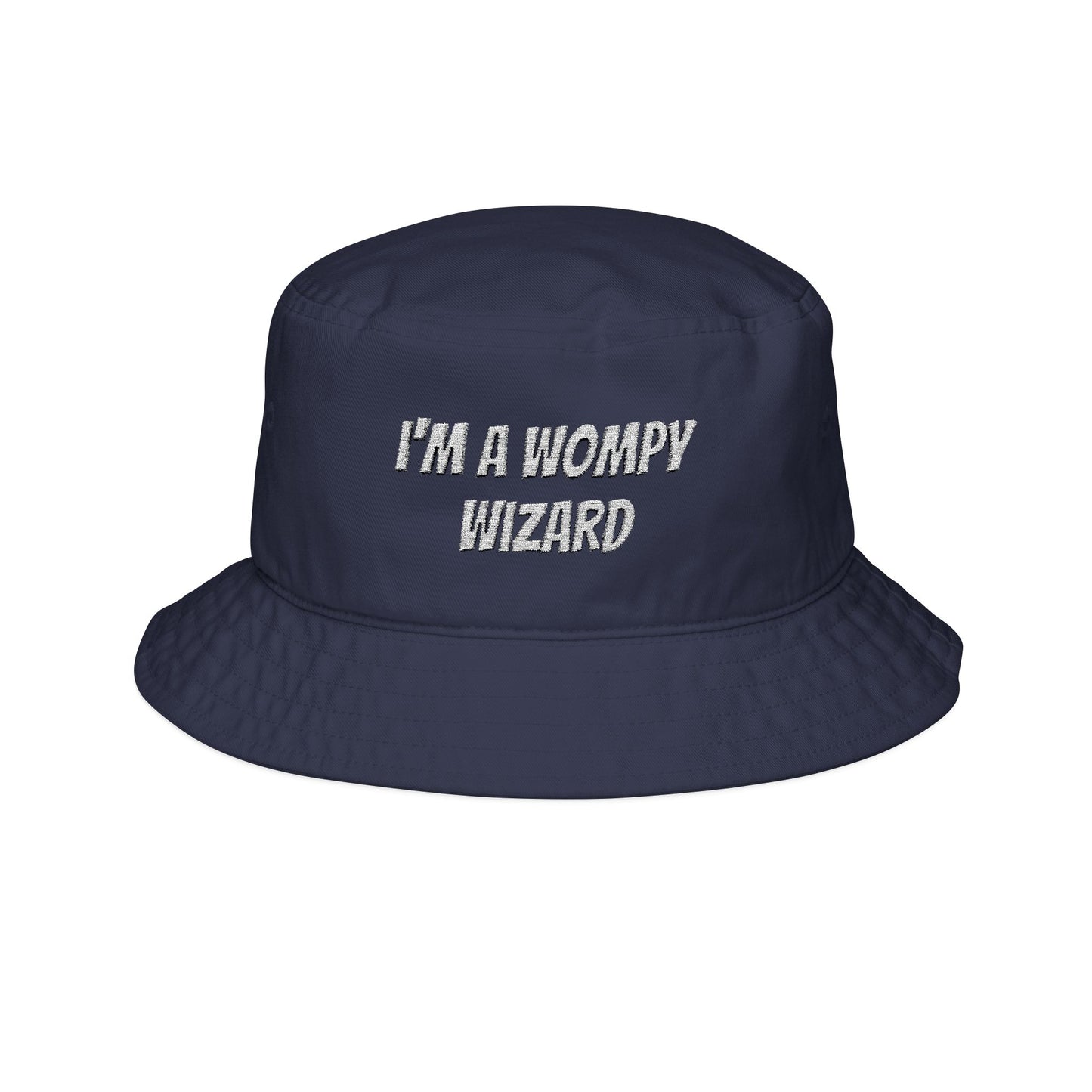 Embroidered 'I’m a Wompy Wizard' Bucket Hat