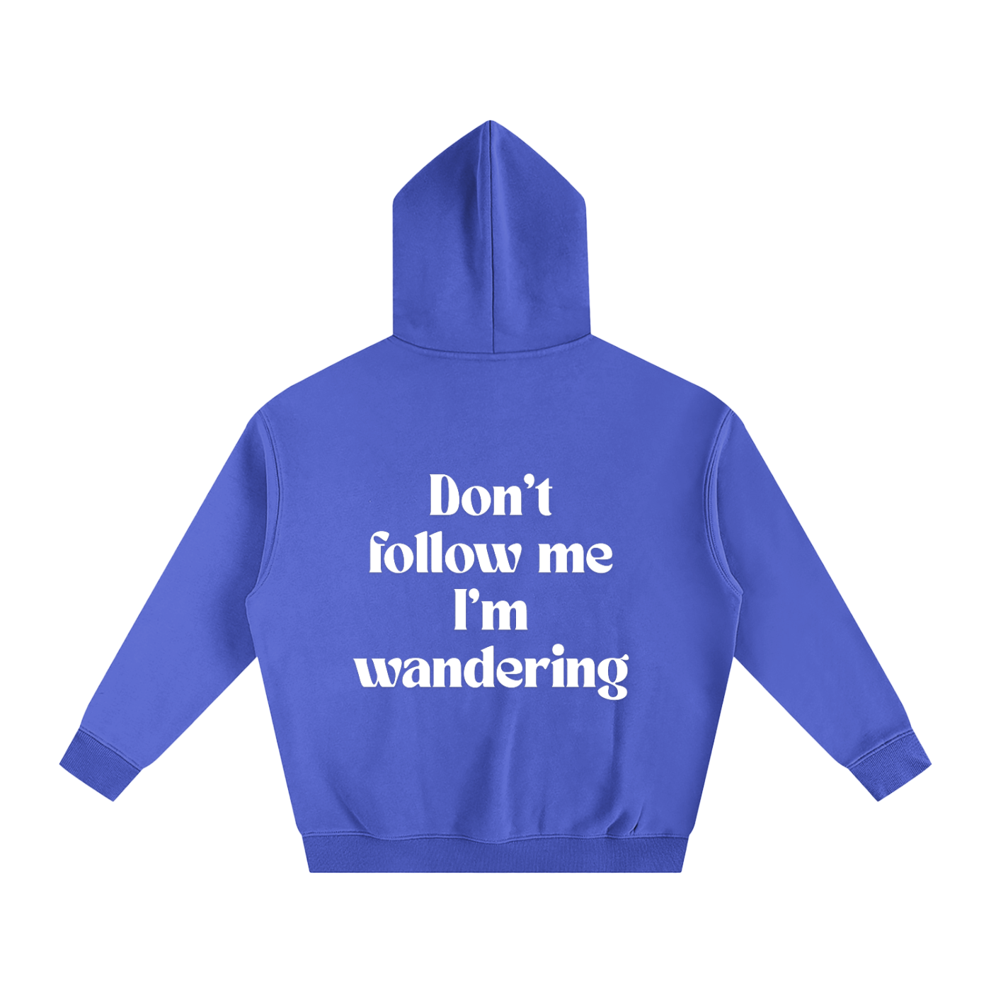 Wandering Oversize Fleeced Hoodie
