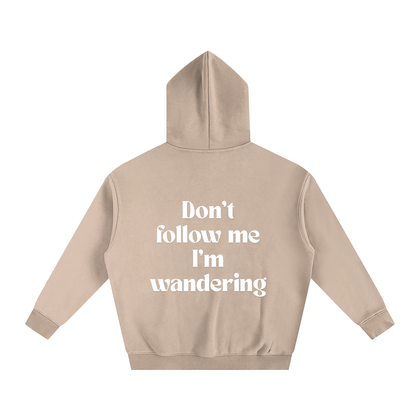 Wandering Oversize Fleeced Hoodie