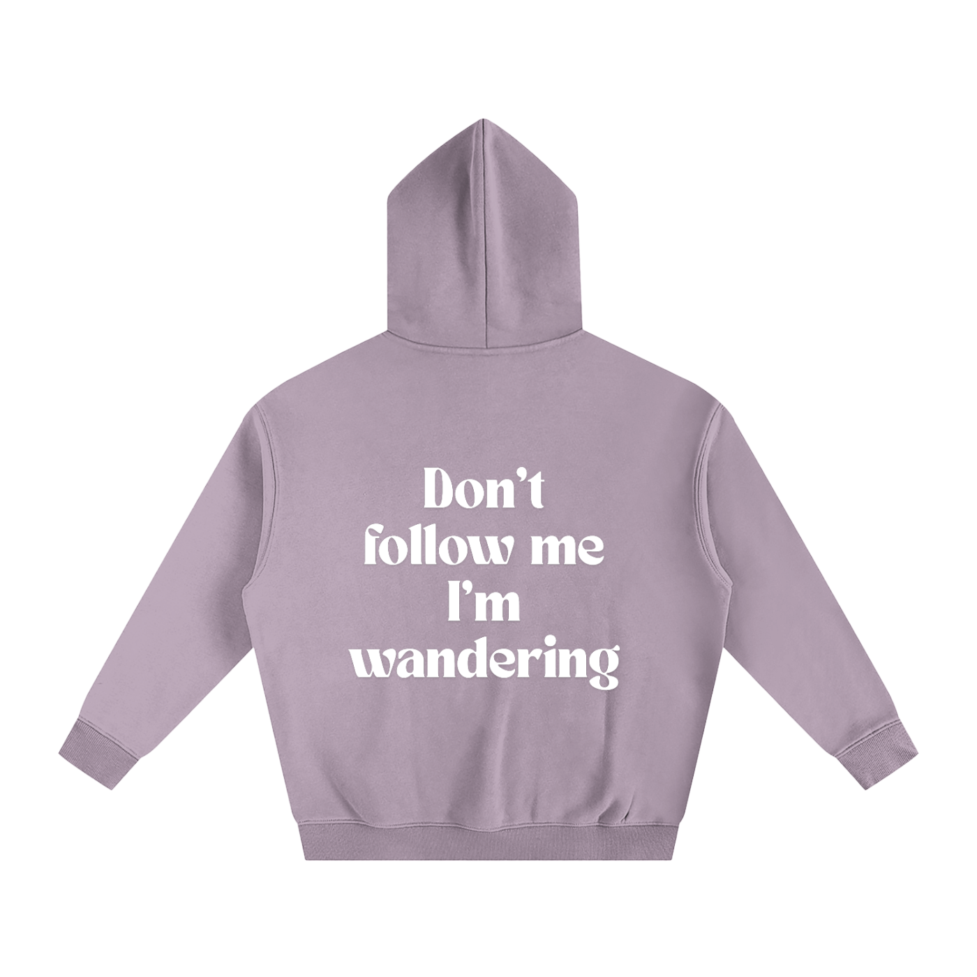 Wandering Oversize Fleeced Hoodie