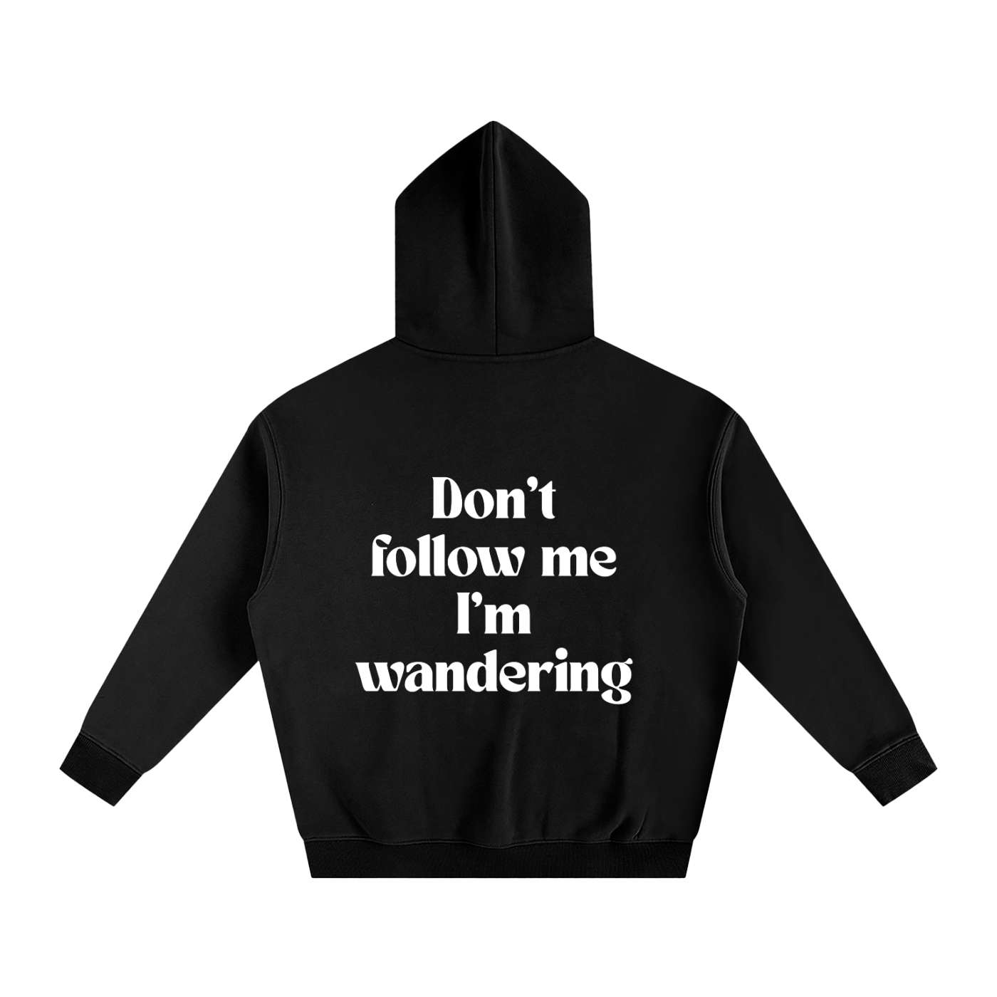 Wandering Oversize Fleeced Hoodie