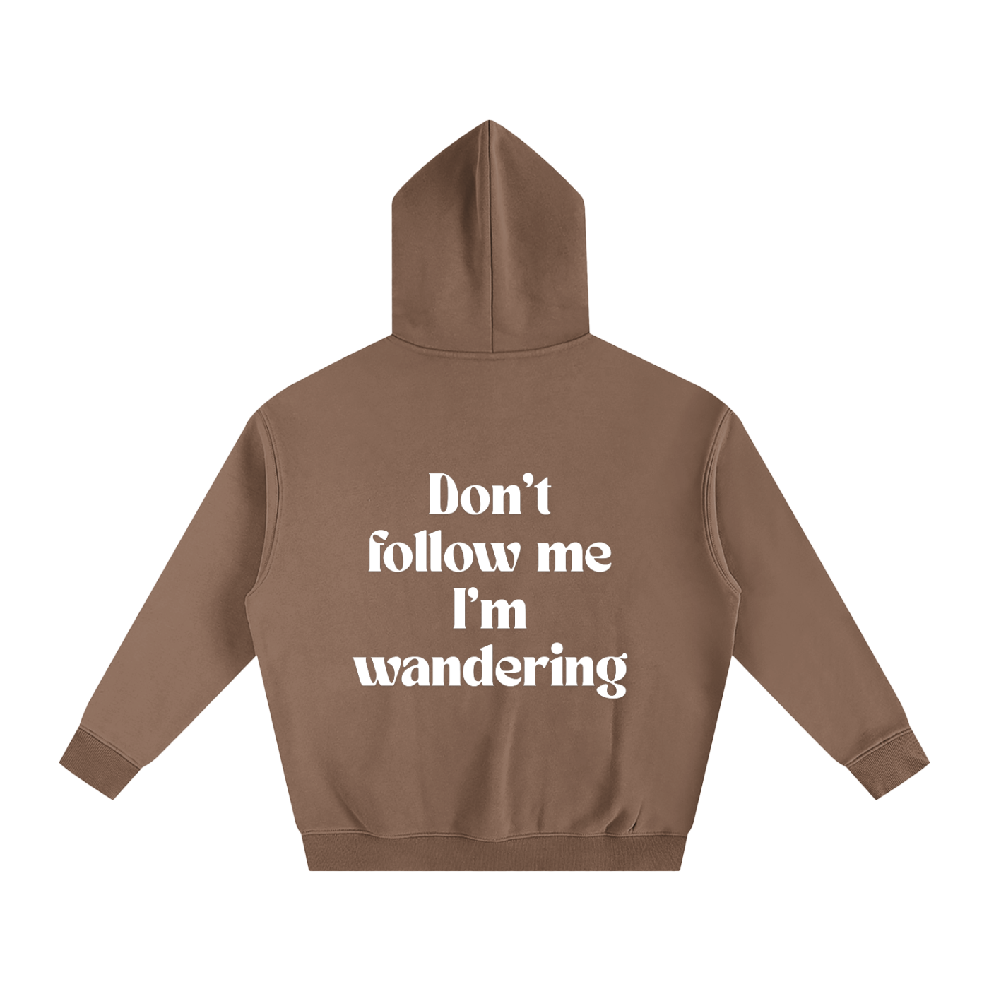 Wandering Oversize Fleeced Hoodie