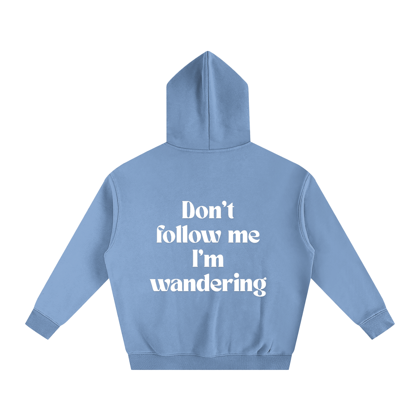 Wandering Oversize Fleeced Hoodie