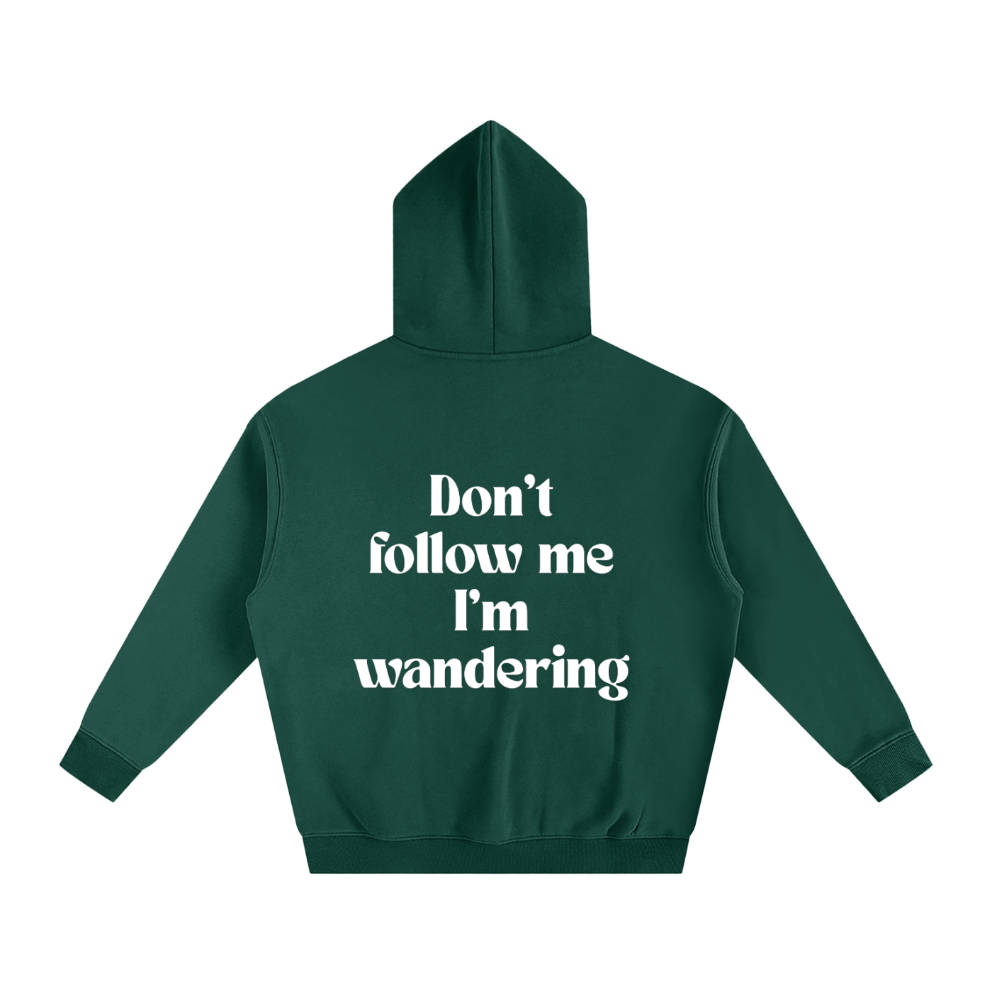 Wandering Oversize Fleeced Hoodie