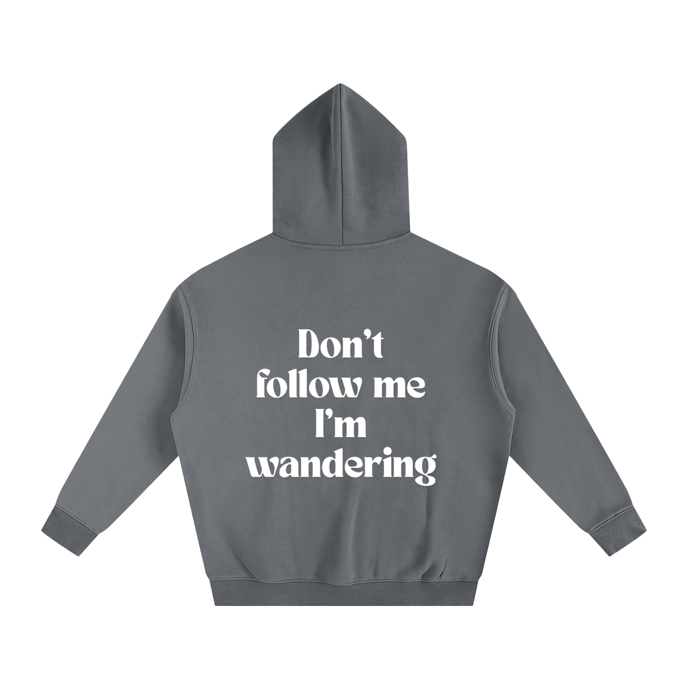 Wandering Oversize Fleeced Hoodie