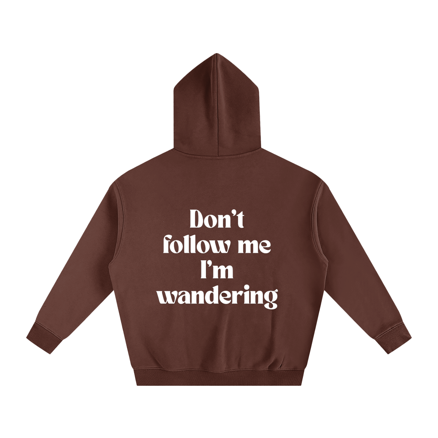 Wandering Oversize Fleeced Hoodie